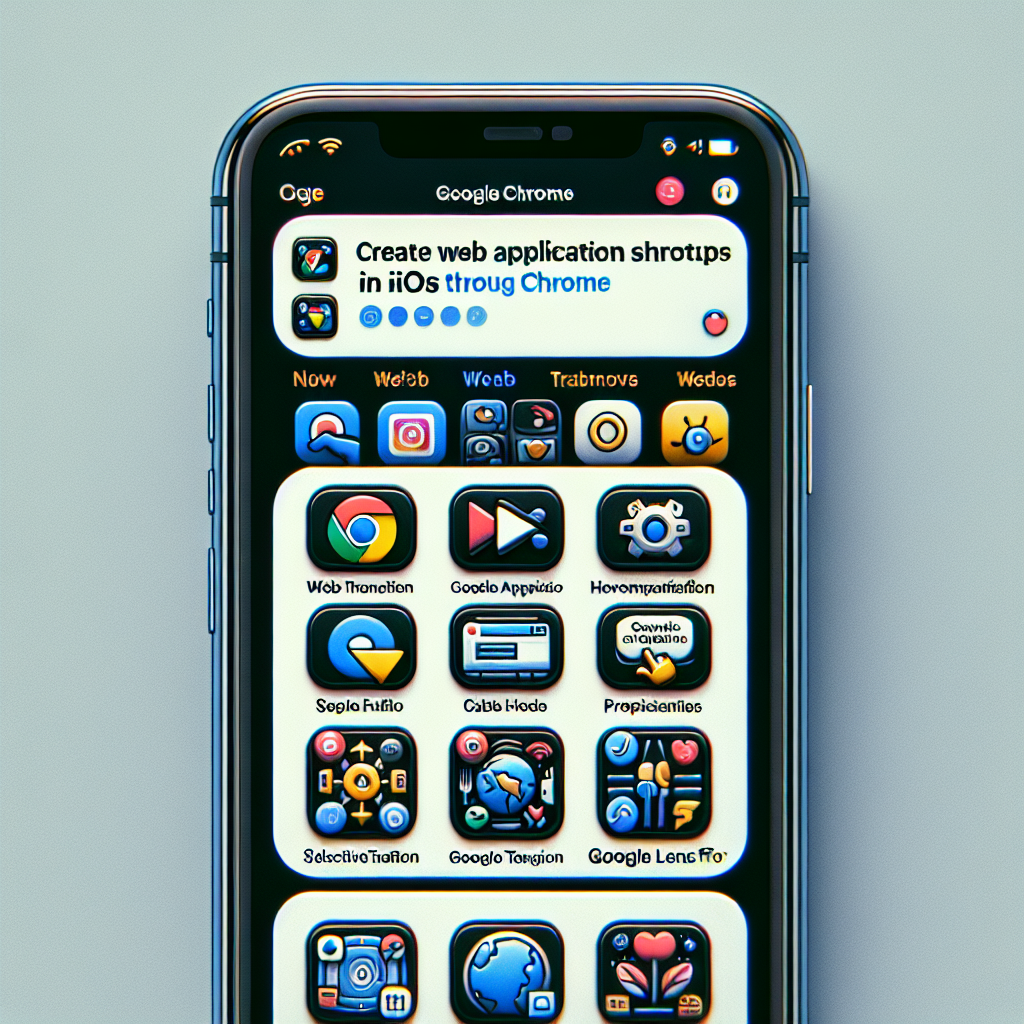 accesos directos ios google chrome