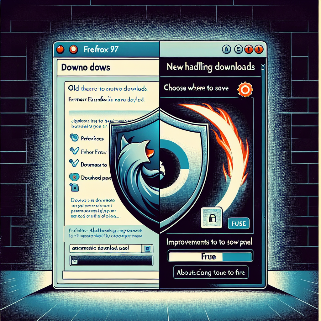cambio en descargas de firefox y estilo clasico