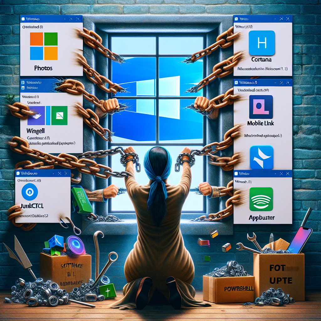 como deshacerse de apps preinstaladas en windows 11