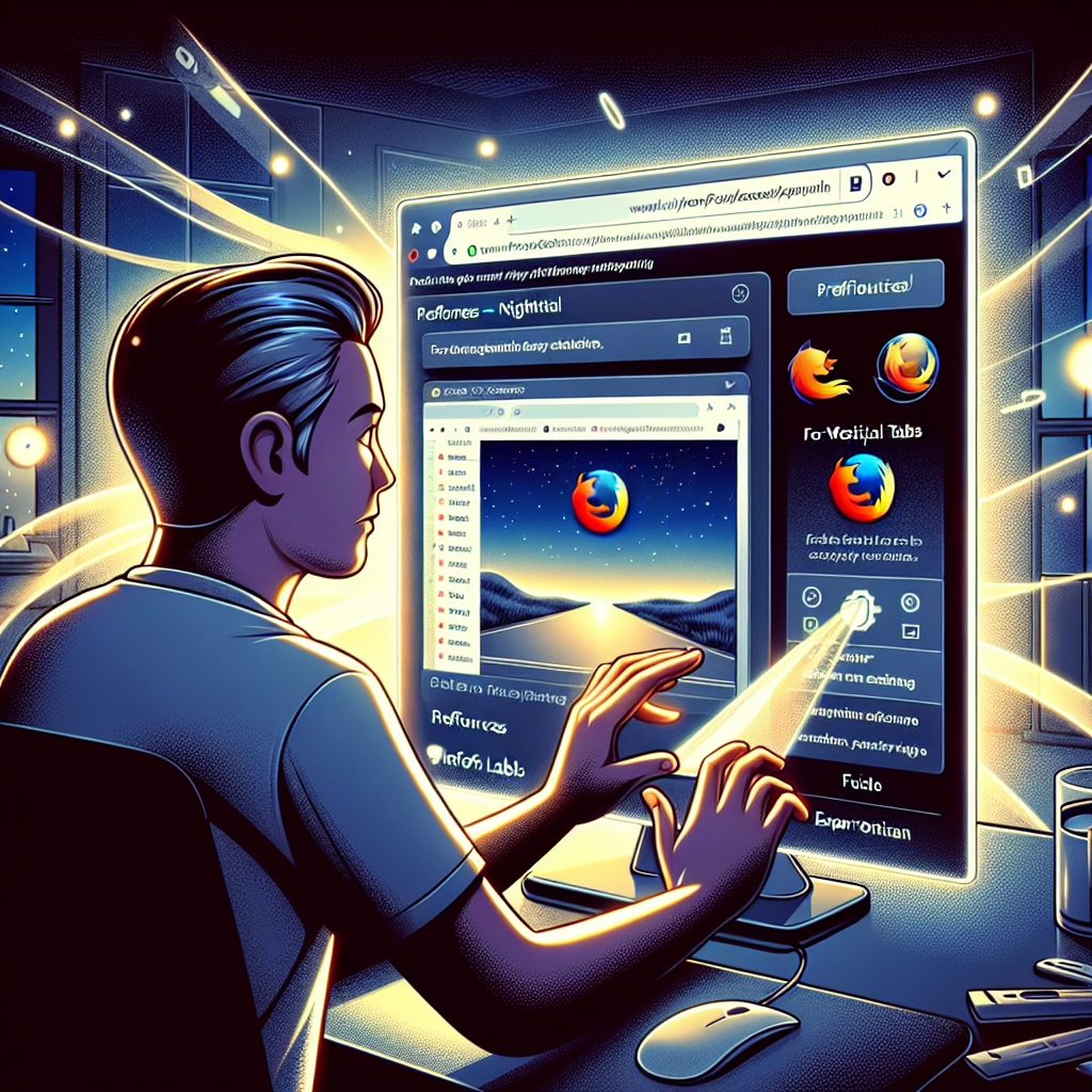 firefox nightly pestanas verticales navegacion