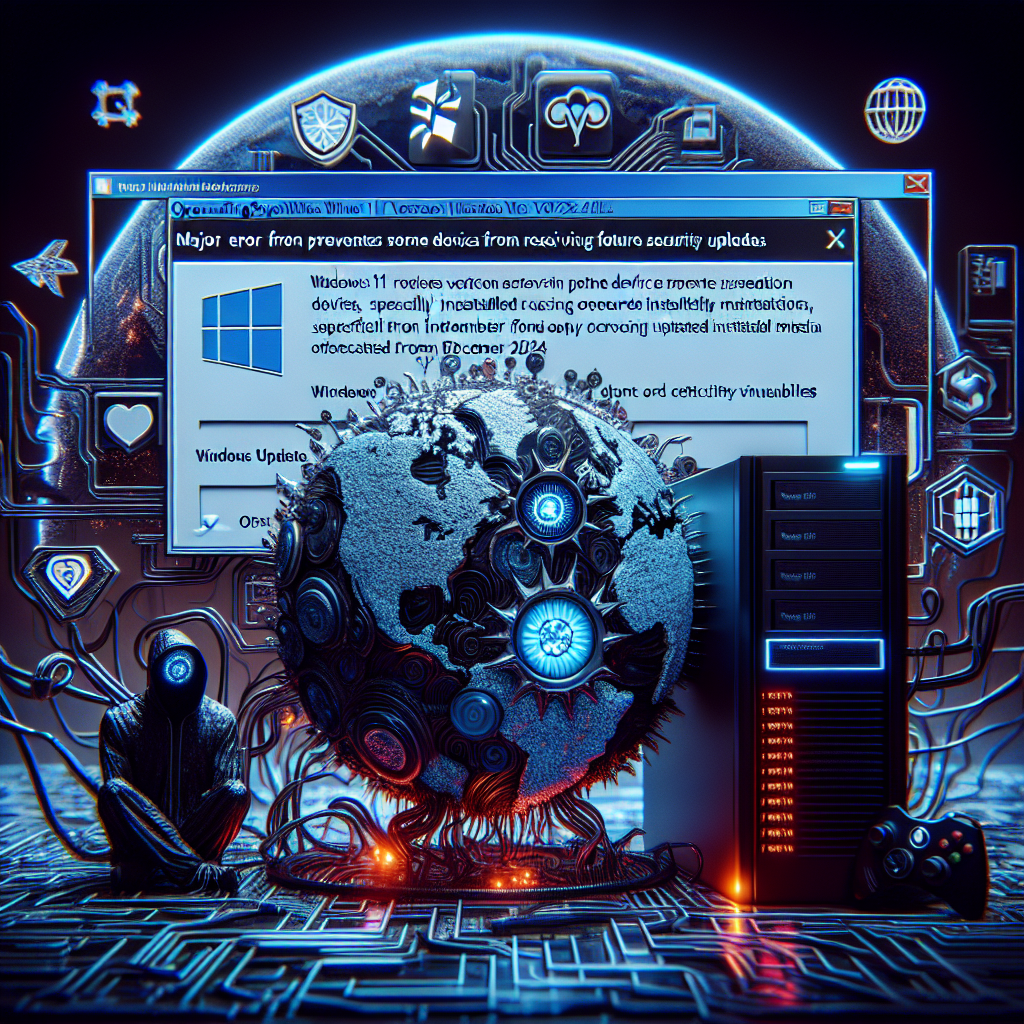 grave error windows 11 24h2 bloqueo actualizaciones seguridad