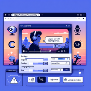 Microsoft Edge revoluciona la accesibilidad con subtítulos en vivo para cualquier vídeo online