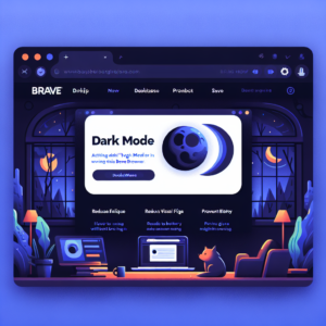 Activa el modo oscuro en Brave y protege tu vista como un experto