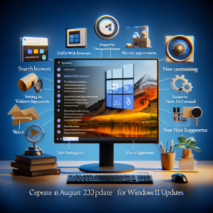 ¡Todo Lo Nuevo en Windows 11 Este Agosto Que Te Dejará con la Boca Abierta!