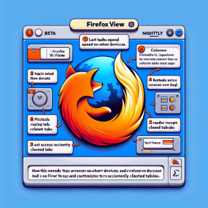 ¡Descubre la nueva función Firefox View que mejora tu experiencia de navegación!