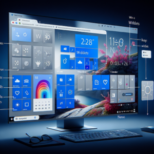 Windows 11 revoluciona los widgets: descubre la nueva vista a pantalla completa