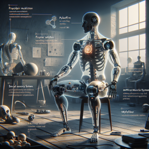 El futuro de la robótica: Un robot humanoide con músculos sintéticos