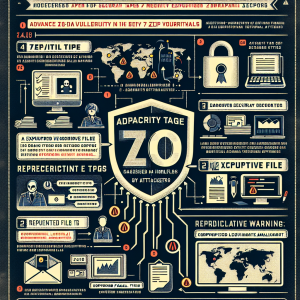 La vulnerabilidad zero-day en 7-Zip: ​​Cómo afecta la ciberseguridad en tiempos de conflicto