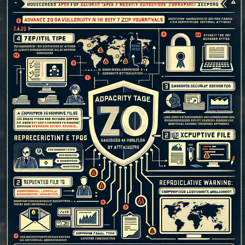 vulnerabilidad zero day 7 zip ciberseguridad conflicto