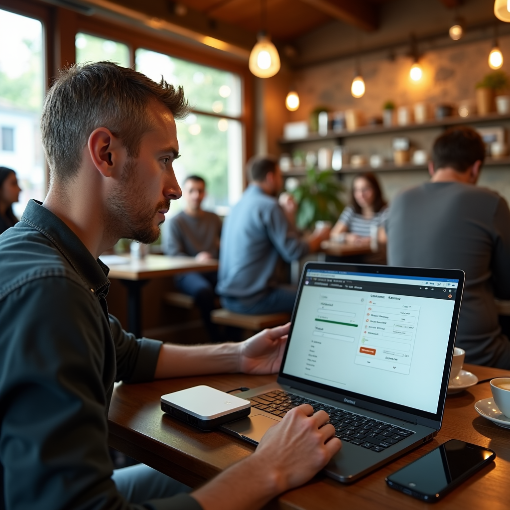 como transformar wi fi publico en privado con un router de viaje y vpn gratis